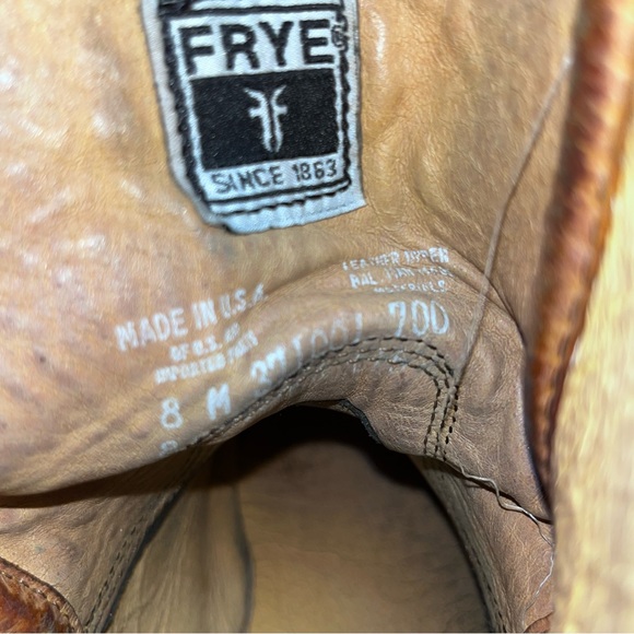 Frye Phillip Harness Short Boot 8M - Picture 6 of 8